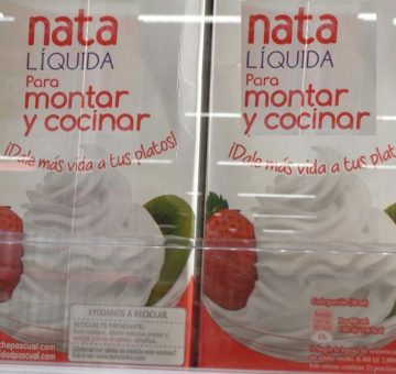 Nata líquida para montar y cocinar