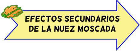 efectos secundarios nuez moscada