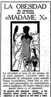 historia de la obesidad y origen de las dietas, anuncio para perder peso