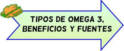 tipos beneficios omega 3