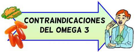 contraindicaciones del omega 3