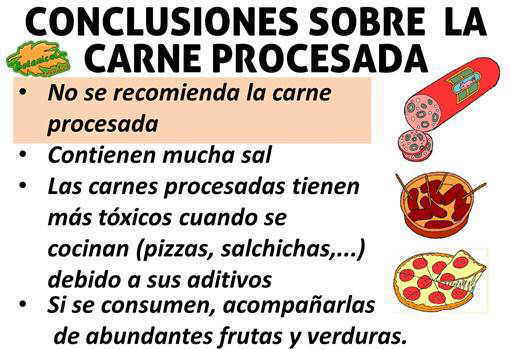 carne procesada propiedades embutidos toxica