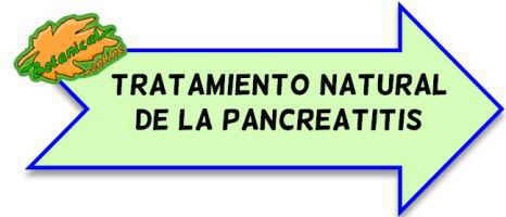 pancreatitis tratamiento natural