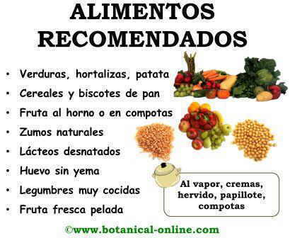 Alimentos recomendados en la dieta para la pancreatitis