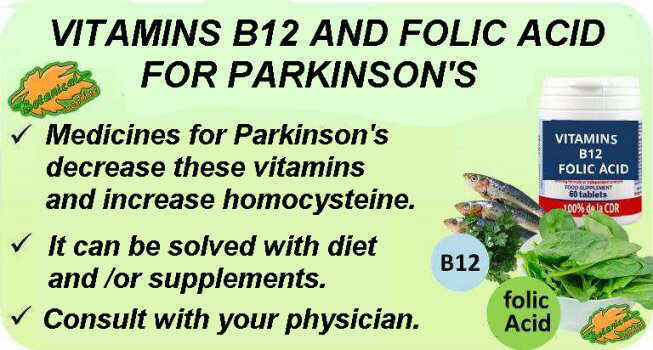 Supplementation with vitamin B12 and folic acid in Parkinson's