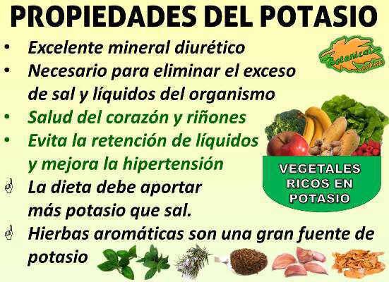 Propiedades del potasio – Botanical-online