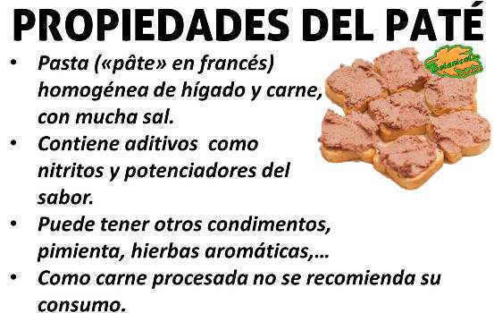 propiedades del pate 