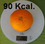 calorias de 1 naranja