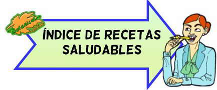 indice recetas