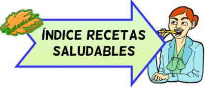 indice de recetas