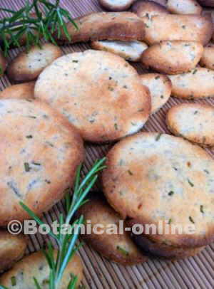 receta facil galletas de hierbas romero y limon