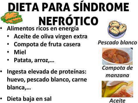 dietoterapia dieta sindrome nefrotico