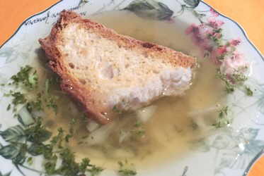 sopa de tomillo 