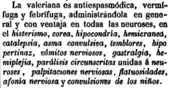 historia de la valeriana como planta medicinal