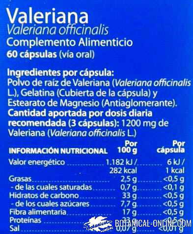 valeriana planta medicinal flores