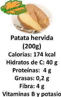 valor nutricional patata papa