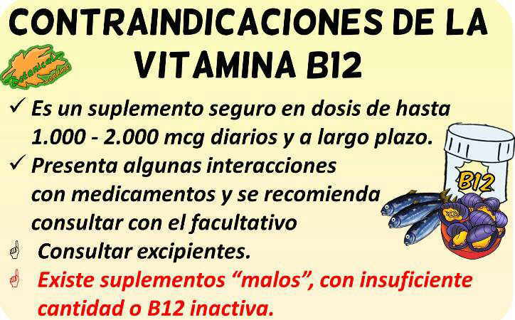 vitamina b12 toxicidad