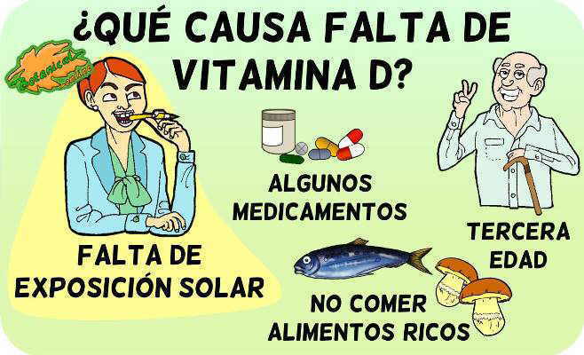 vitamina d causas deficit falta vitamina