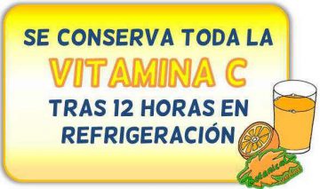 mito contenido vitamina c jugo zumo naranja pierde