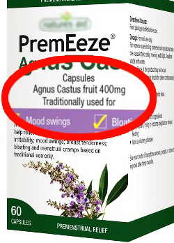 comprar vitex agnus castus sauzgatillo 400 mg dia frutos