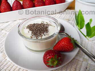 yogur con avena pasas nueces