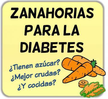 zanahorias para la diabetes azucar alto beneficios propiedades