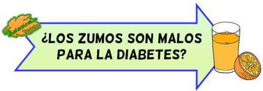 zumos malos para la diabetes